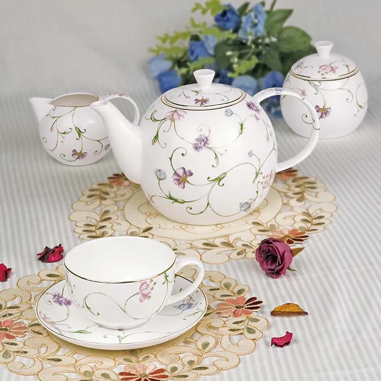 15 Pcs Royal Style Afternoon Tea Sets With Golden Hot Sale In Dubai 6