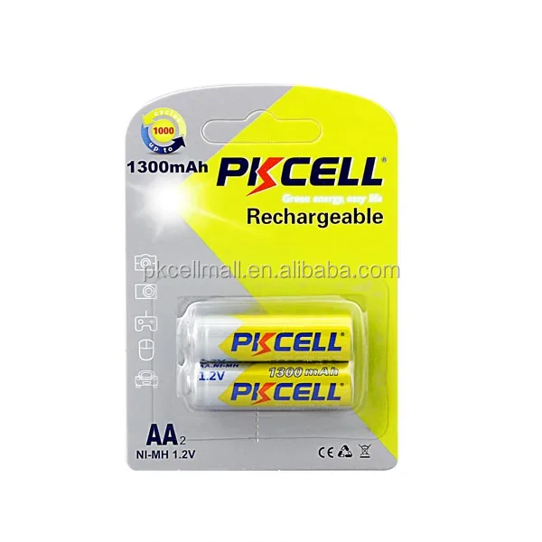 Aa Battery Rechargeable 1.2v Nimh Aa 1300mah Small Rechargeable