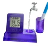 2016 hot sell new digital water power clock,Brush pot water clock