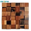 Reclaimed solid 3 d wood Handmade Tiles Flexible Restaurant Decorative wood wall design