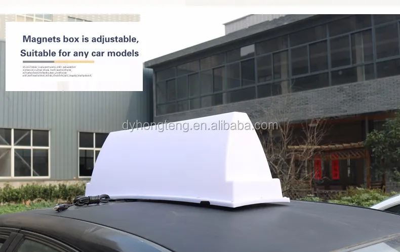 HT 90cm length strong magnets taxi top box