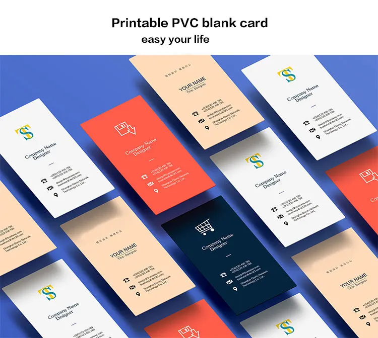 Blank Plastic PVC ID Card Inkjet Printable Business Cards