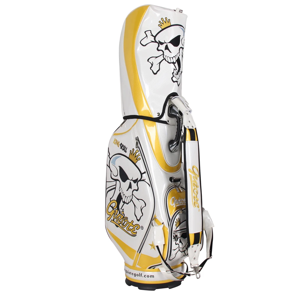 2019 New Model caddie cart bag Guiote KING SKULL Golf staff bag