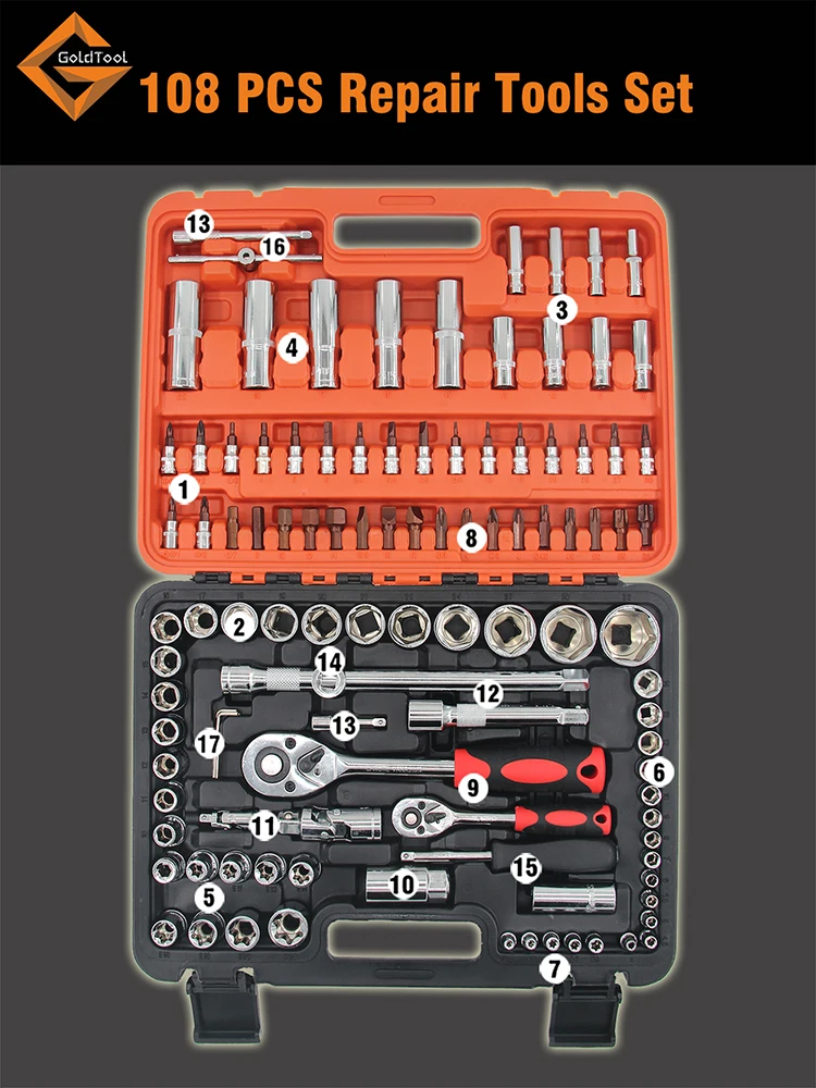 72t Socket Set Ratchet Wrench With Straight Plastic Handle Buy Steel