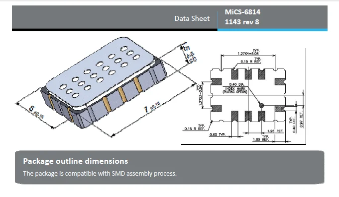 MEMS Air Quality Gas Sensor CO VOC NH3 Nitroxide MICS-6814