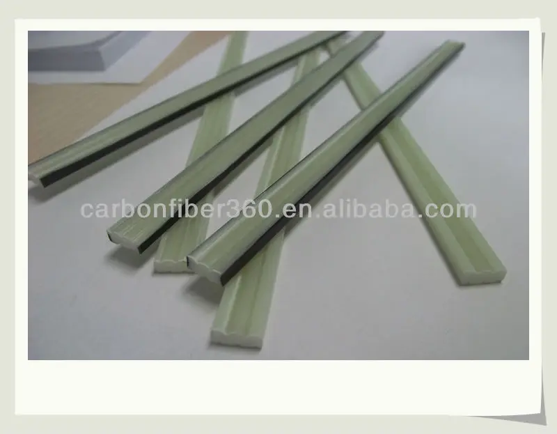 3*10mm High strength pultruded Fiberglass strips/ fiberglass flat bar/ fiberglass flat rods for