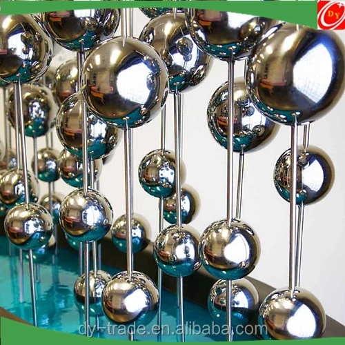 50mm Hanging Ceiling Decoration Hollow Stainless Steel Ball