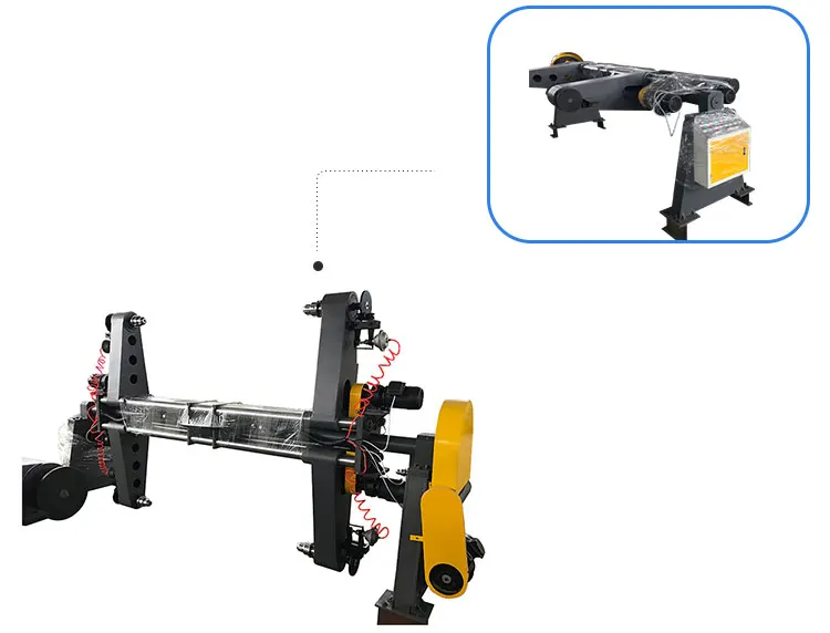 HRB Shaftless Electrical Mill Roll Standfor corrugated carton box production line