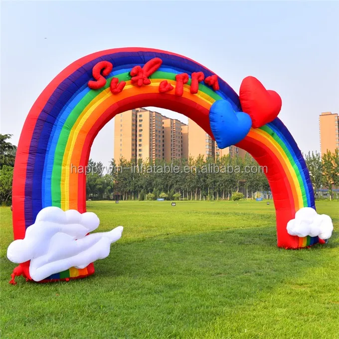 Happy Valentine's Day Inflatable Heart Arch,Used Wedding Inflatable