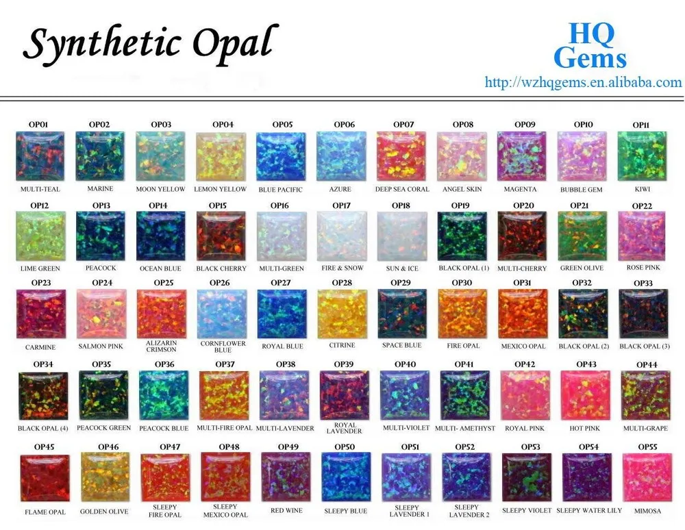 Synthetic Opal Shape Chart - Buy Synthetic Opal,Synthetic Opal Shape ...