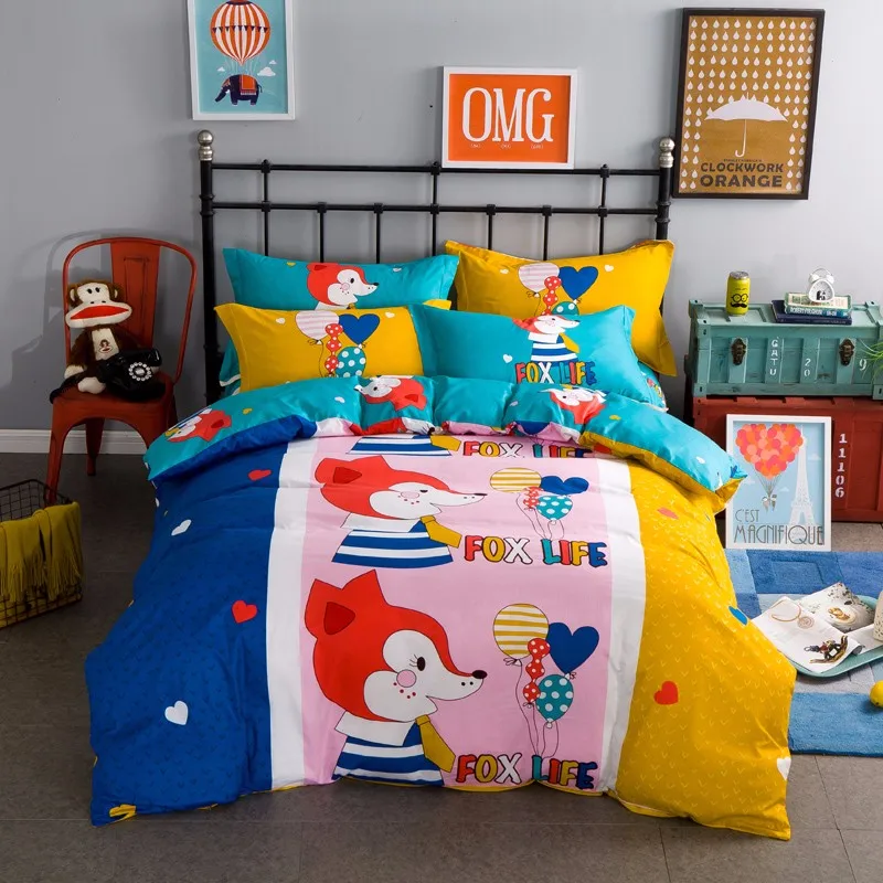 Cartoon Bed Sheet Sets/baby Beding Set/quilted Bed Sheet Buy Bedding