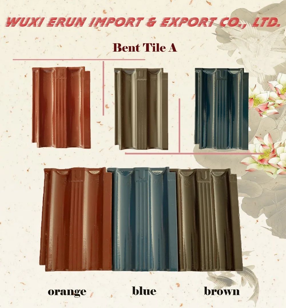 Hot Sale 2017 Double Color Kerala Ceramic Roof Tile - Buy China Ceramic
