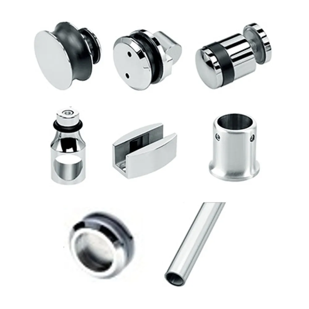 Bathroom Shower Door Parts The Frameless Sliding Glass Door Hardware