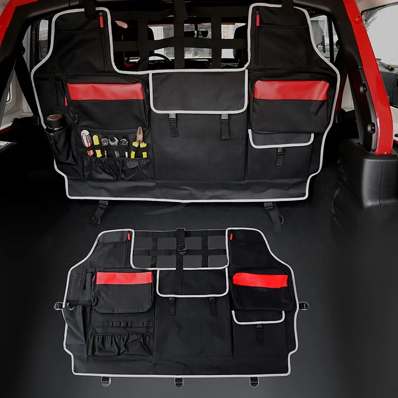 Cartaoo Rear Seat Cover With Organizer Storage Bag Pet Dog Barrier For Jeep  Wrangler Jk Jl 4 Doors - Buy Jl Storage Bag,Jl Rear Seat Organizer,Rear  Seat Storage For Jeep Product on