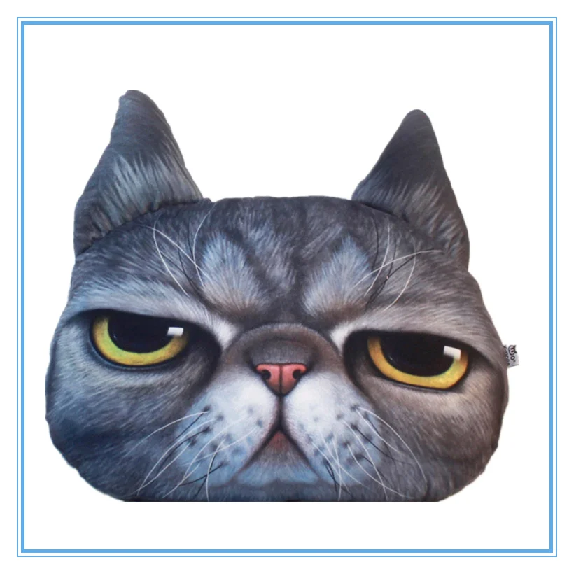 Pas Cher En Gros Oreiller De Chat Drole Coton Bourre 3d Chat Imprime Oreiller Buy Oreiller D Impression De Chat Oreiller D Impression De Chat 3d Drole Oreiller D Impression De Chat Bourre Par Coton Product