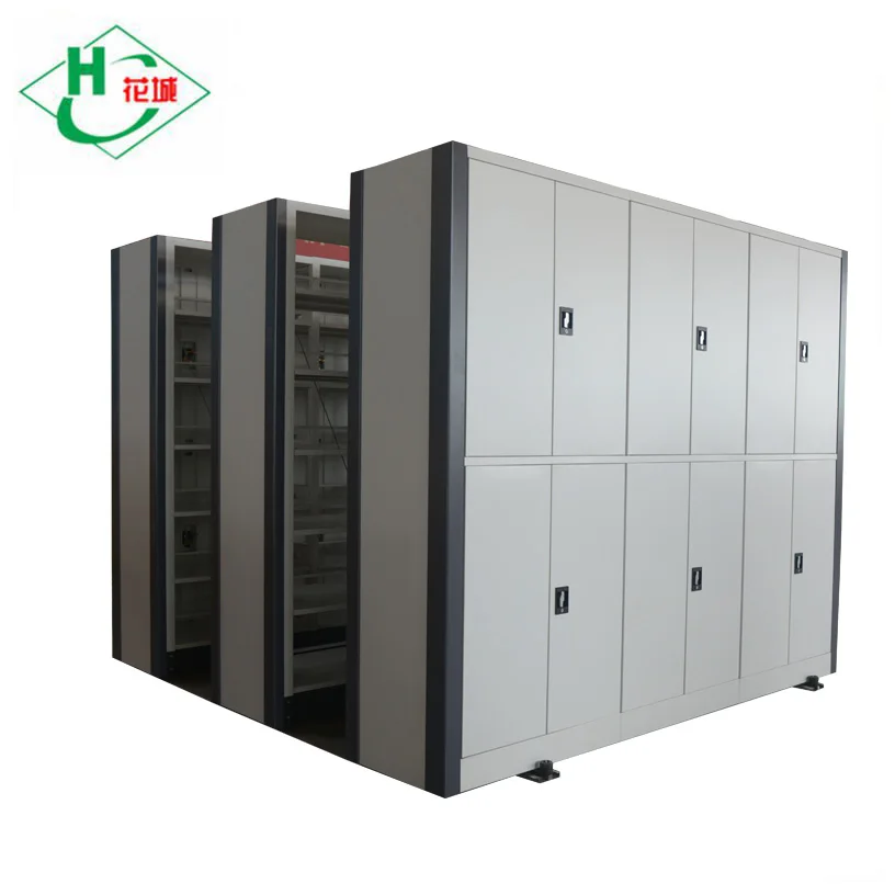 Library Space Saving Godrej File Compactor Movable Rack Metal Mass