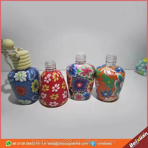 10 Ml Car Hang Rope Empty Bottle Decoration Polymer Clay Essence