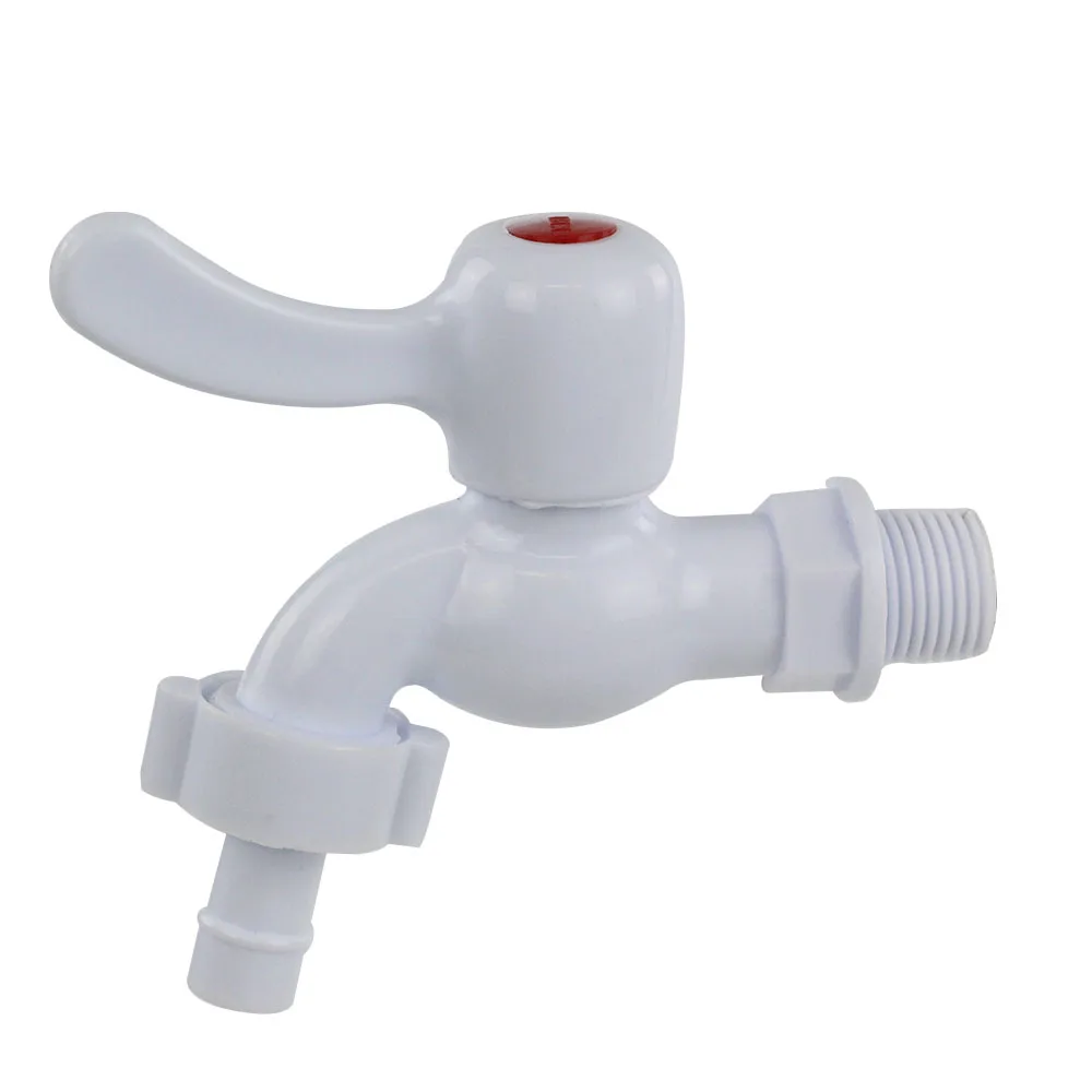 White Color Good Quality Abs Plastic Water Tap Faucet - Buy Plastic ...