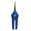 Stainless steel Titanium Bonsai Shear Curved Garden Scissors Plant Trimming Pruning Shear for Plant Growing Gardening