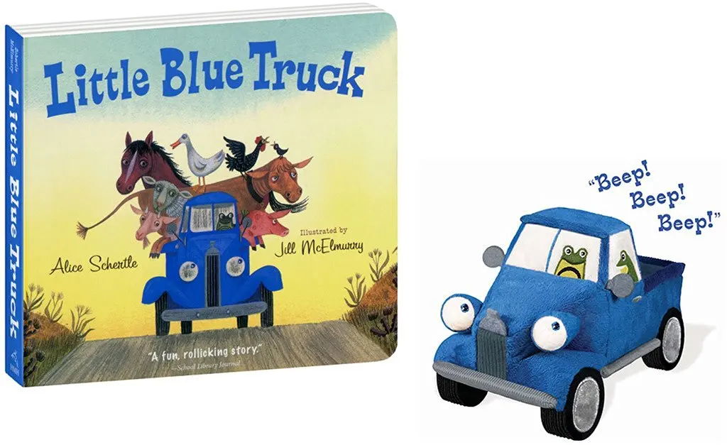 little blue truck stuffed toy