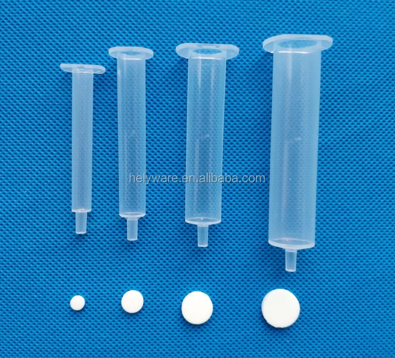 1 3 6 12 20 30 60ml Empty Spe Cartridge Spe Tube Solid Phase Extraction