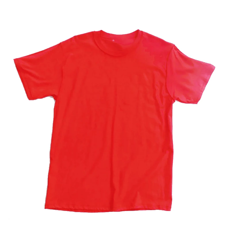 Children Kids Summer Red Colored Crew Neck Cheap T Shirts - Buy ...