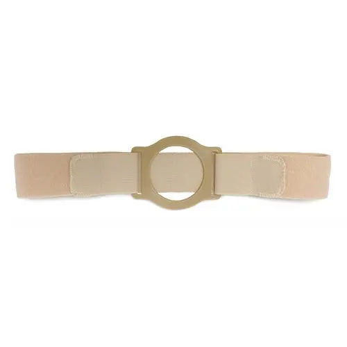 Nu-Comfort 2" Wide Beige Support Belt 2-3/4" I.D. Ring Plate 41" - 46" Waist X-Large, Latex-Free BG-2626-A Qty 1
