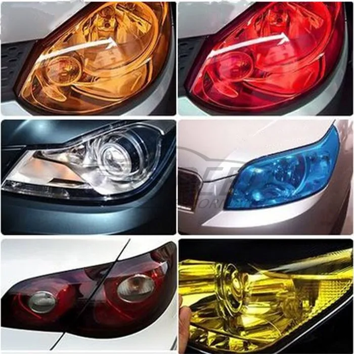 High Stretchable Selfadhesive Pvc Protective Car Headlight Black Tail