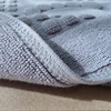 foot shape bath mat custom woven logo bath mat set