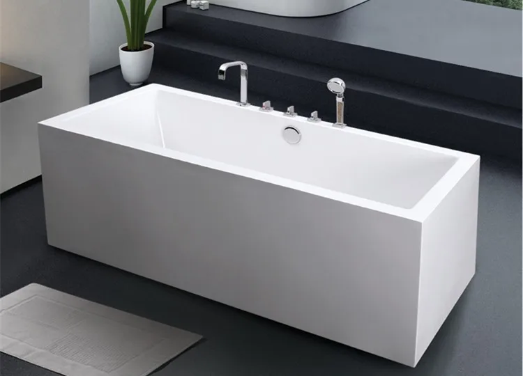 Cheap And Quanlitied Free Standing Bathtub Plastic For Home Bathing