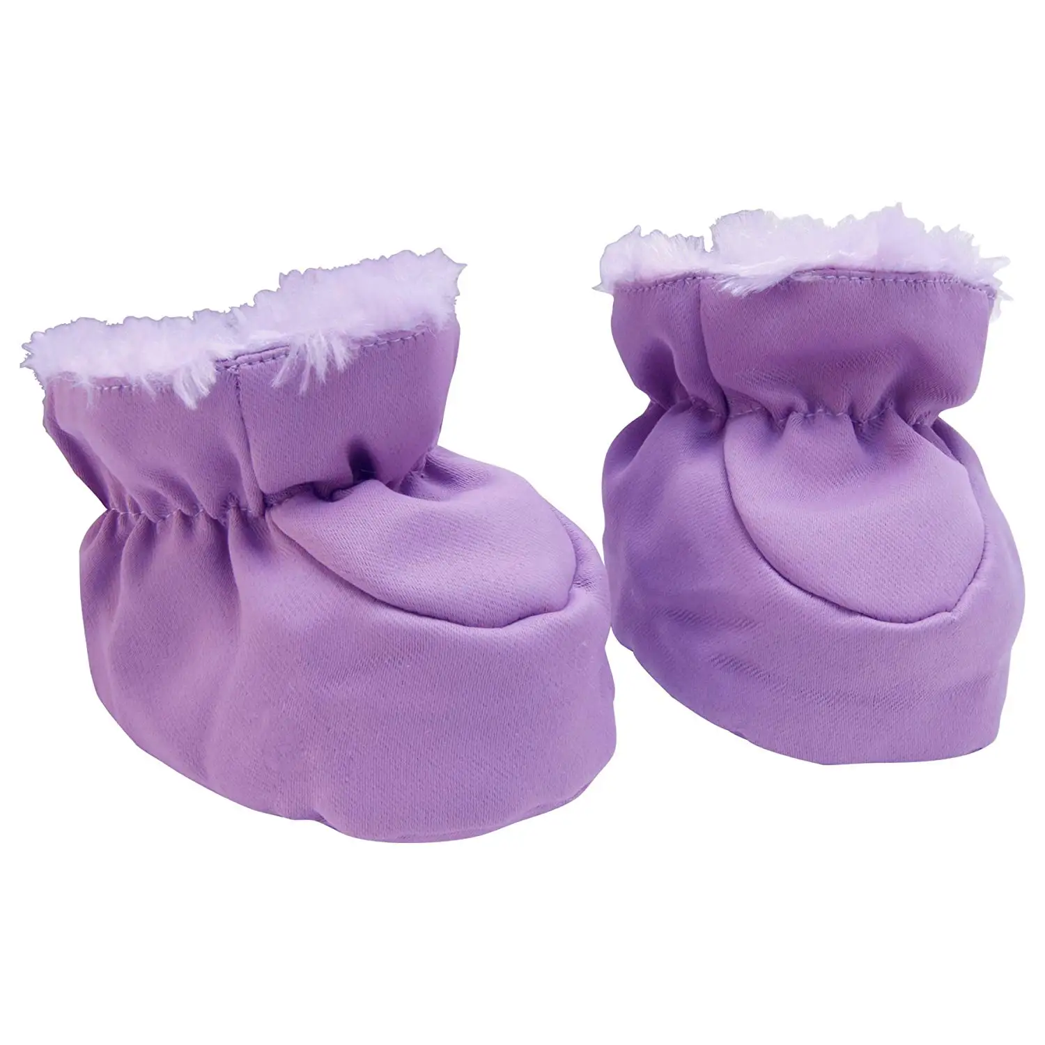 Luxe Girl Cotton Baby Booties with Snaps Gribbers Soft Sole Crib Shoes