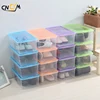 Plastic PP clear transparent shoe organizer storagex, shoe box storage,shoe storage