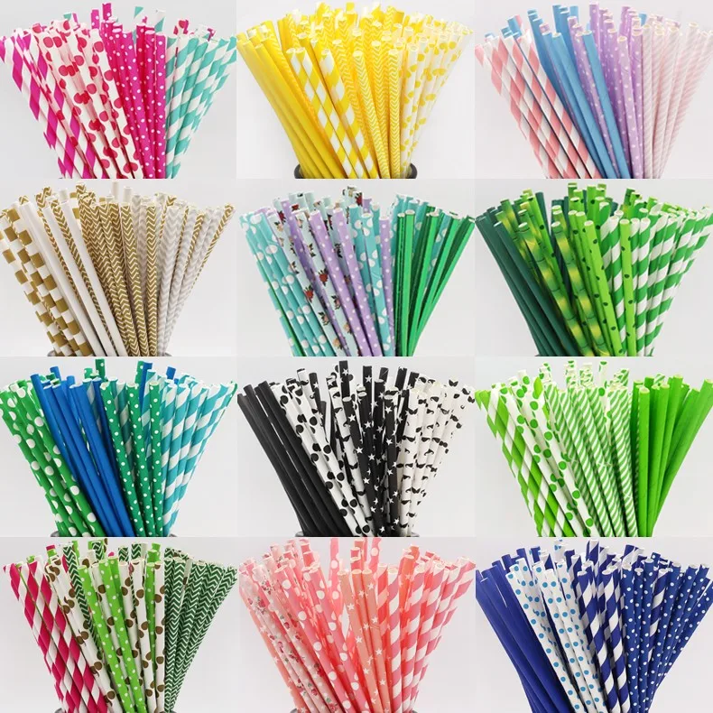 Striped Paper Party Art Straws Buy Paper Straws,Paper Art Straws