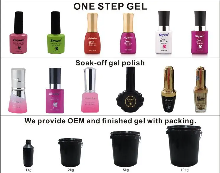 Skywei Nail Gel Polish 72 Colors Natural Professional Soak Off Uv Gel