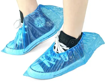 100pcs Waterproof Shoes Bag Practical Storage Retail Elastic 100pcs Waterproof Shoes Bag Practical Storage Retail Elastic Disposable Plastic Protective Shoe Covers Carpet Cleaning Overshoe