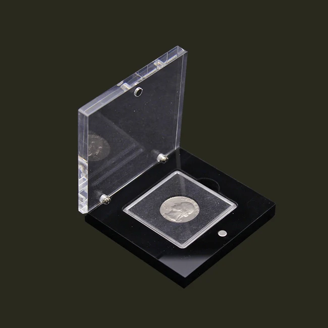 Arritec Wholesale Custom Clear Acrylic Coin Box Case Buy Acrylic Coin