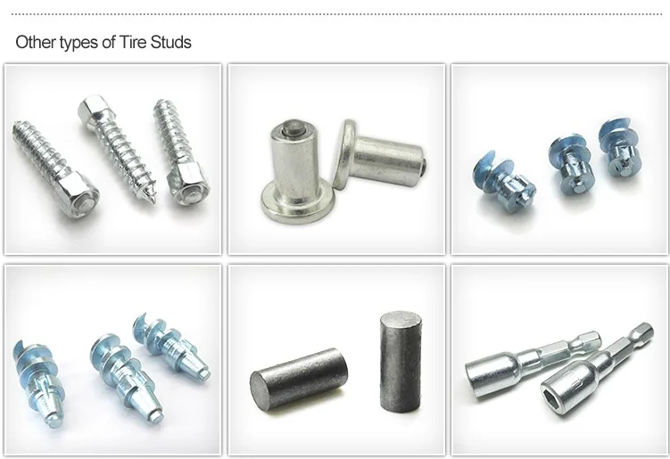 China Manufacturer tungsten carbide ice racing tire studs