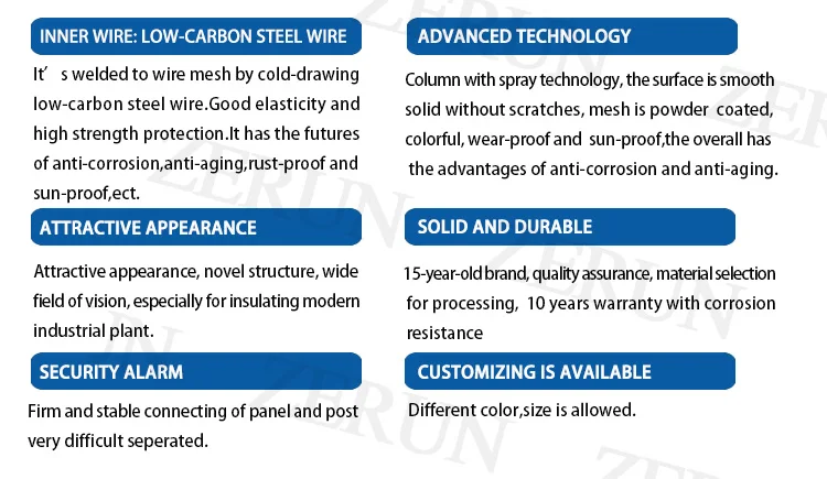 Garden fencing /high quality security welded mesh fence