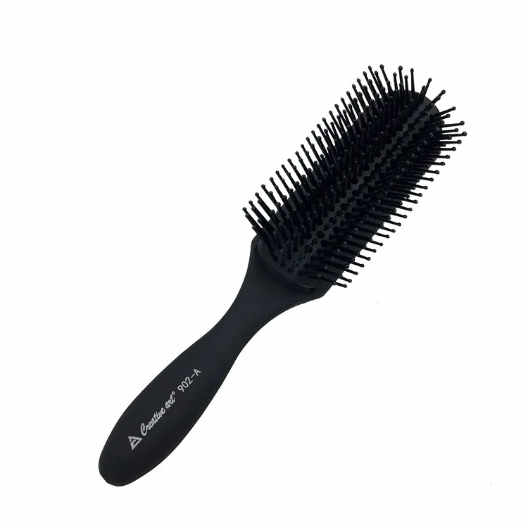 Plastic Boar Bristle Vent Hair Brush Cleaning Best At Detangling Thick
