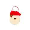 Christmas Craft Party Decoration Cutlery Food Tree Removal Fabric Present Bag Sets