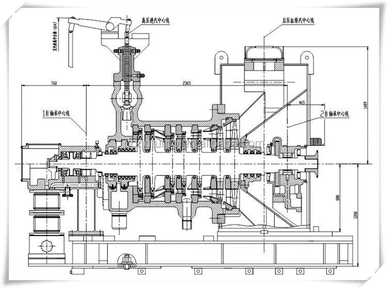 Condensing Steam Turbine Ranging From 0.5mw To 50mw - Buy ... power plant overview diagram 
