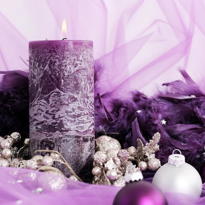 Frostwork Art Craft Leading Designer Customized Size Pillar Candles