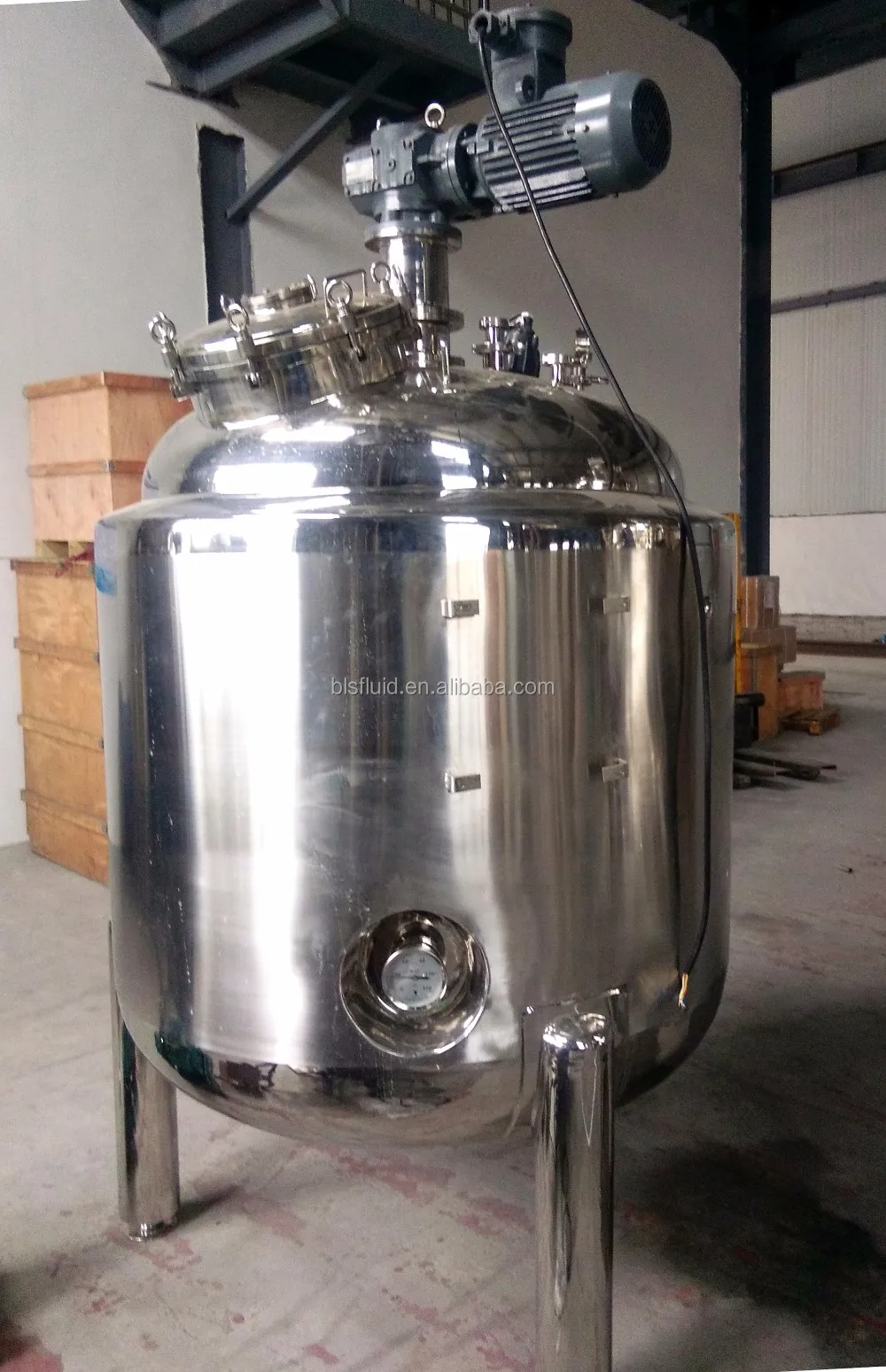 用于生物柴油生产的防爆电机不锈钢间歇式反应器