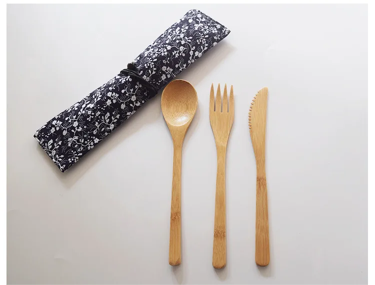 Hot Sale Japanese Bamboo Fork And Spoon Travel Set Buy Fork And Spoon