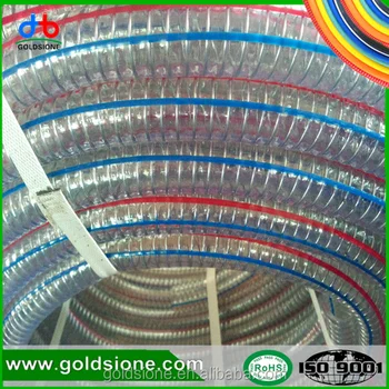 Flexible Accordion Pvc Spring Hose Pipe,Pvc Wire Steel Reinforced Hose ...