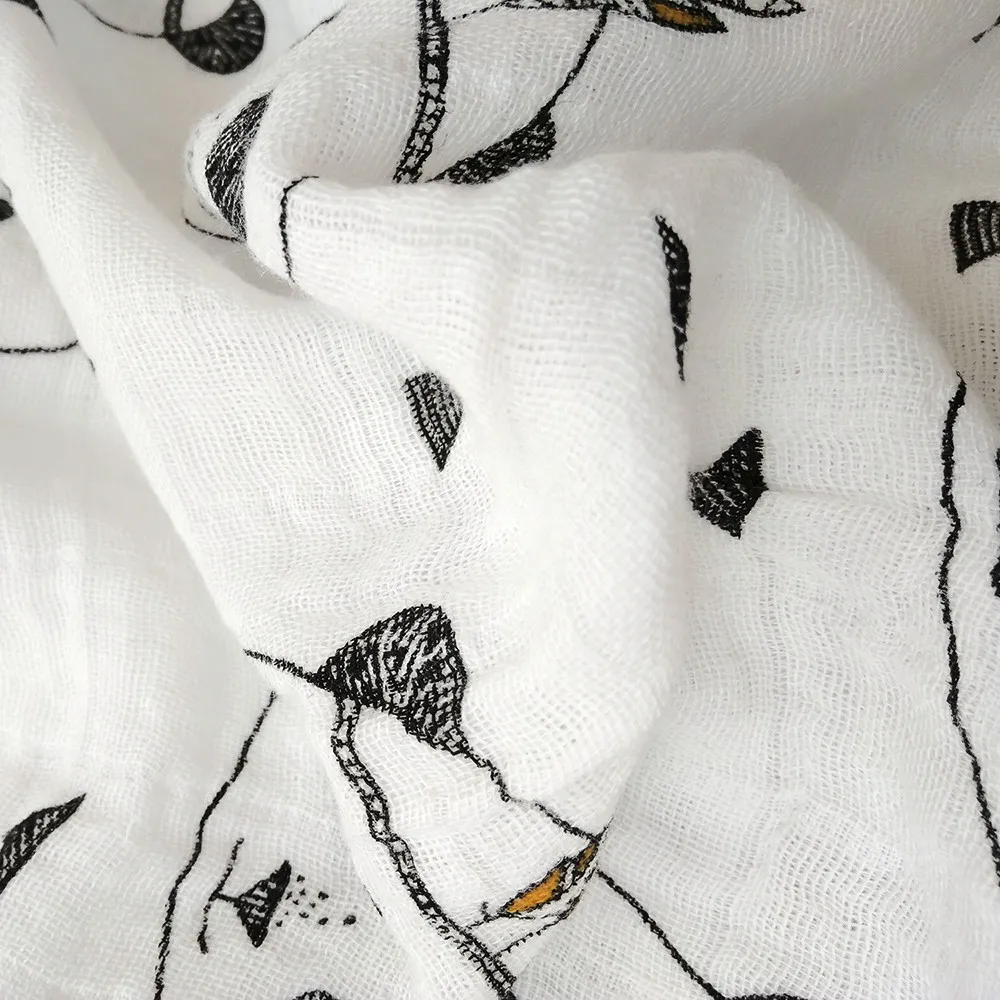 100 cotton muslin fabric bamboo bleached muslin fabric muslin swaddle