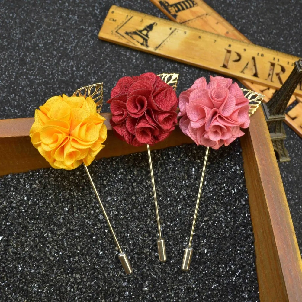 Men S Suits Flowers Brooches For Wedding Pin Up Insert Long Lapel Men S Suits Flowers Brooches For Wedding Pin Up Insert Long Lapel Pins Vintage Mens Metal Leaf