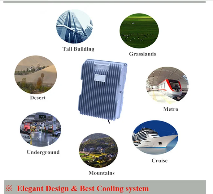 Tetra 800 Mhz Radio Signal Booster 10w 20w Long Distance Coverage Base