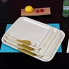 Hot Sale Wholesale Best Quality Low MOQ Different Sizes Cheaper Price Free Samples Plastic Serving Tray For Food