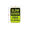 Funny Slow Down Warning Triangle Reflective Construction Sign